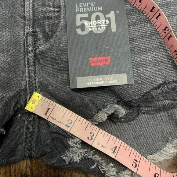 Levi's Premium | 501 Original High Rise Shorts - Picture 12 of 12